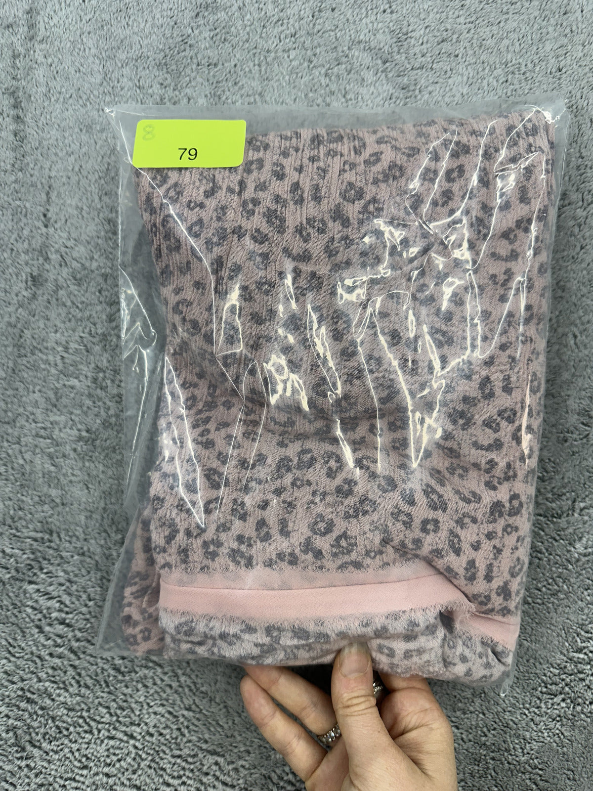 White Birch Leopard Print Babydoll Blouse