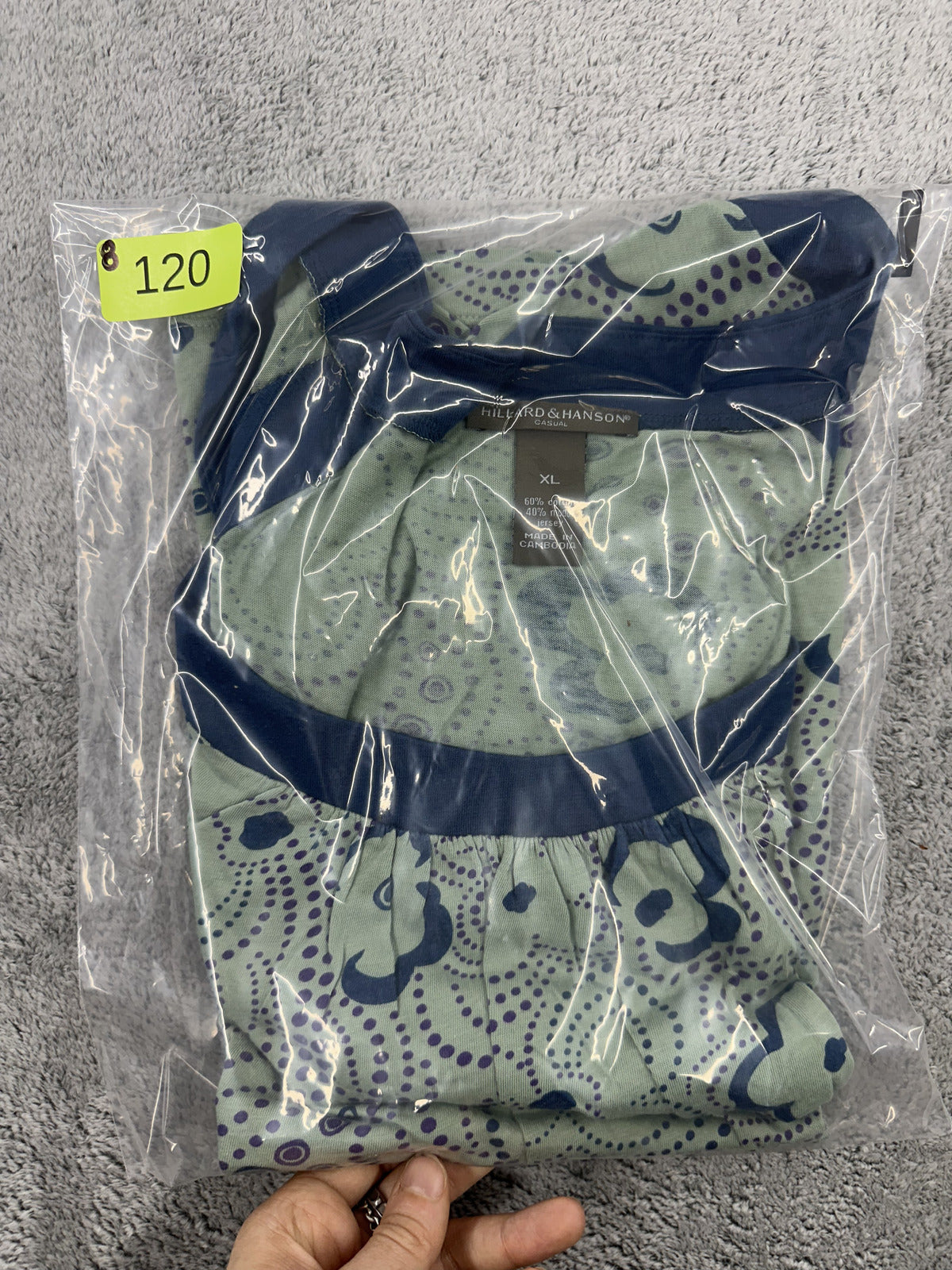 Hillard & Hanson Casual Y2K Paisley Floral Knit Top