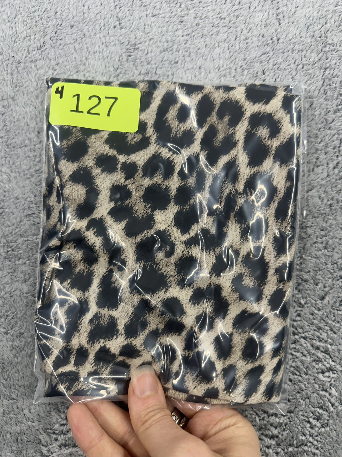 Mi Ami Leopard Print Cowl Neck Camisole Top