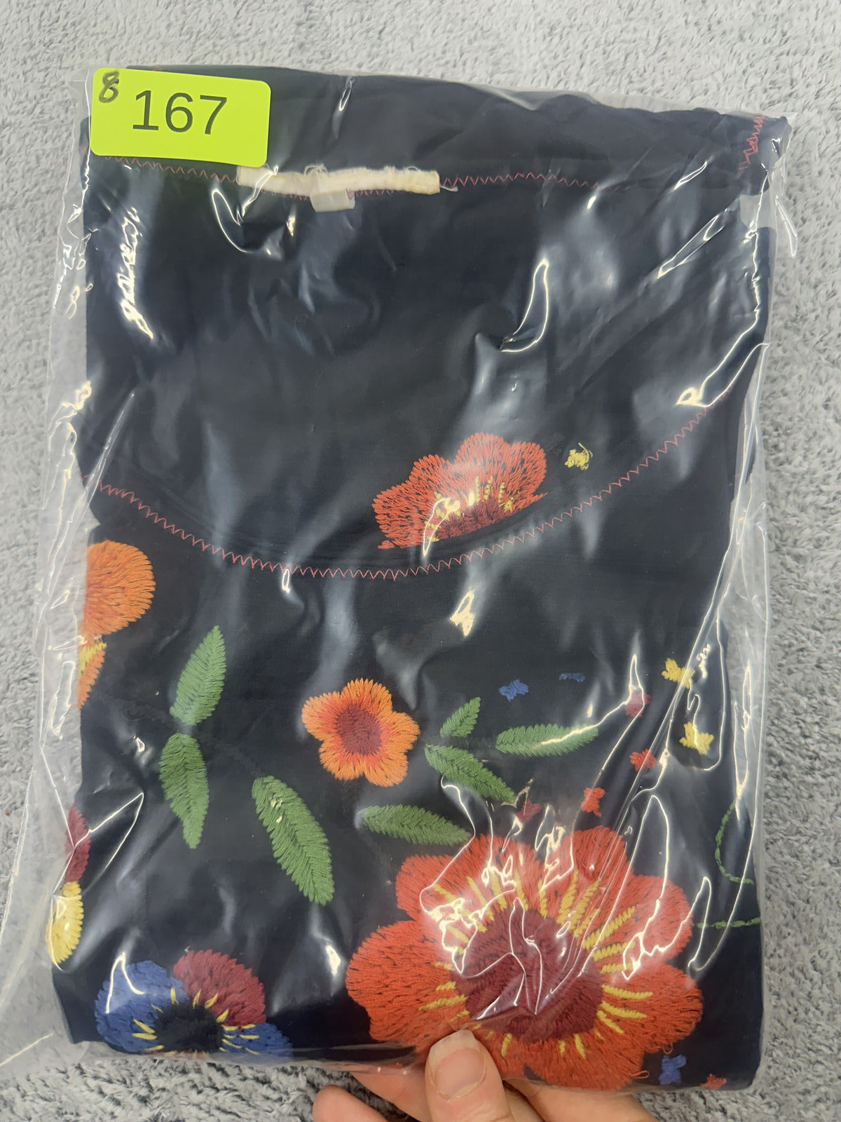 Embroidered Floral T Shirt