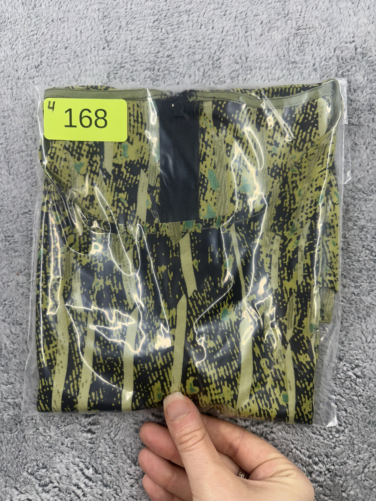 Raffinalla Neon Wasabi Green Abstract Print Sleeveless Tank Top
