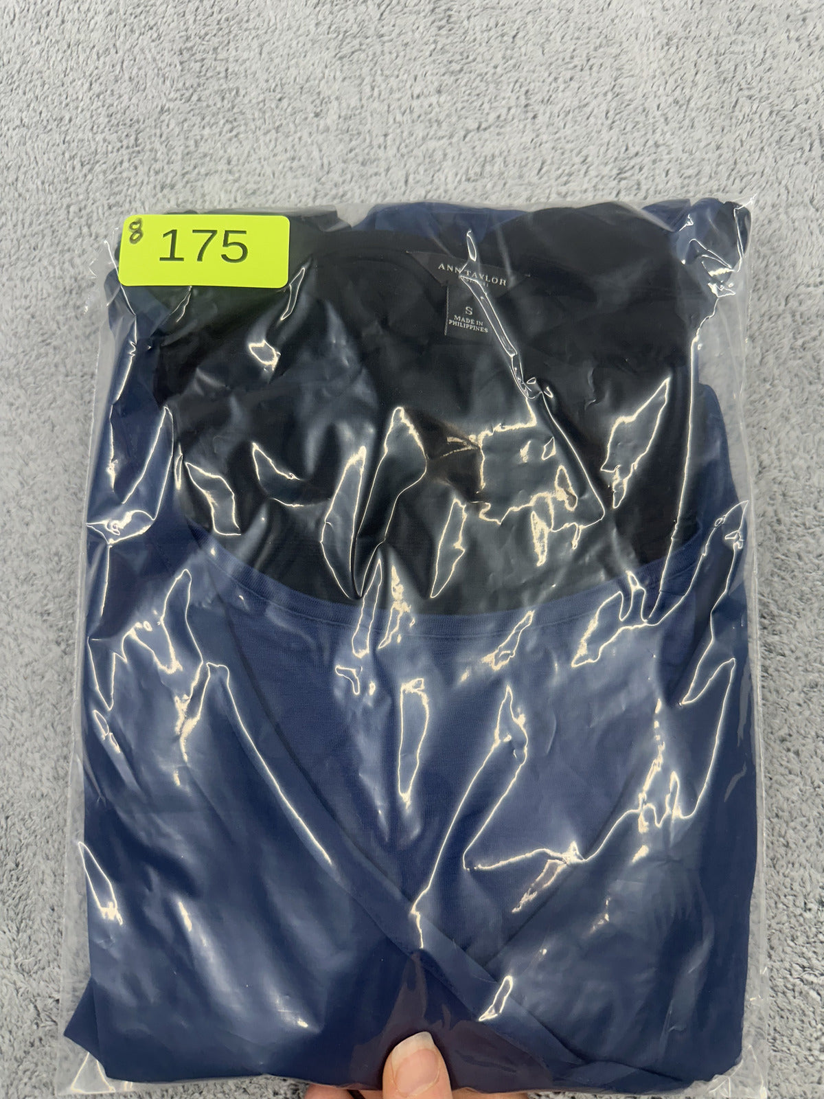 Ann Taylor Navy Blue Layered Sleeveless Top