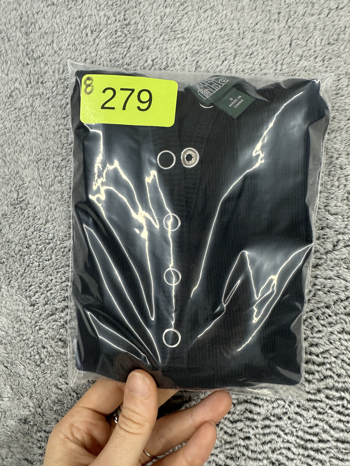 Wild Fable Black Ribbed Snap Button Bodysuit Y2K