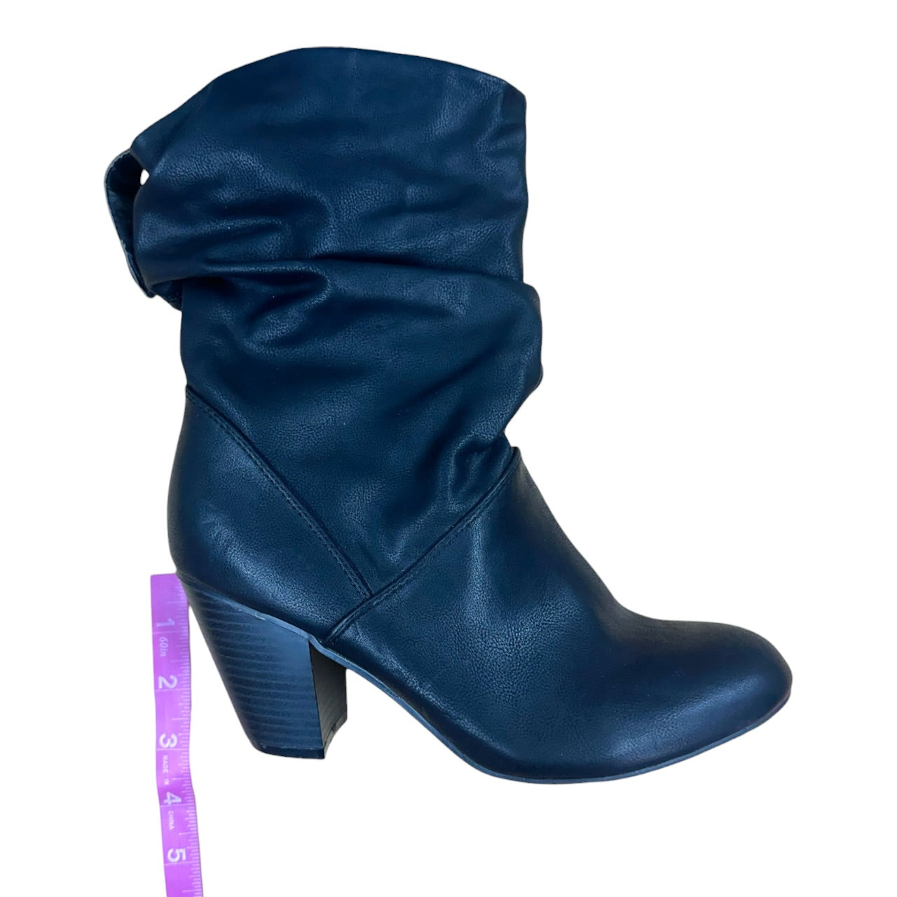 Madden Girl Black Slouchy Mid Calf Boots