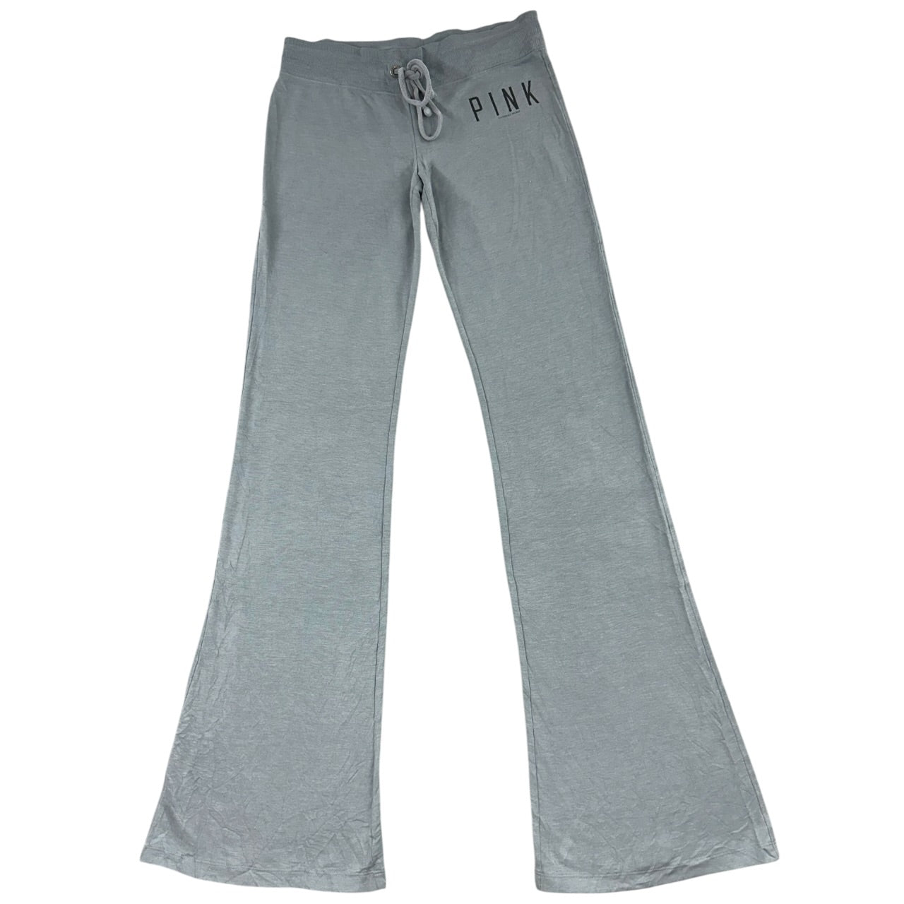 Y2K Victoria's Secret PINK Grey Low Rise Yoga Flare Sweats Pants