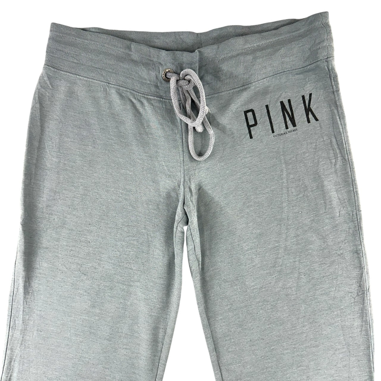 Y2K Victoria's Secret PINK Grey Low Rise Yoga Flare Sweats Pants