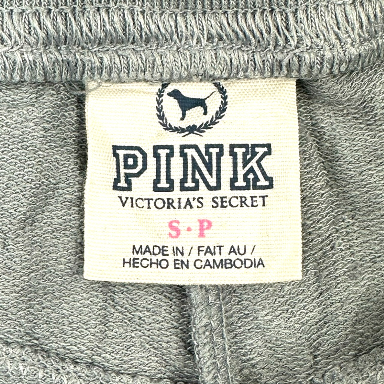 Y2K Victoria's Secret PINK Grey Low Rise Yoga Flare Sweats Pants