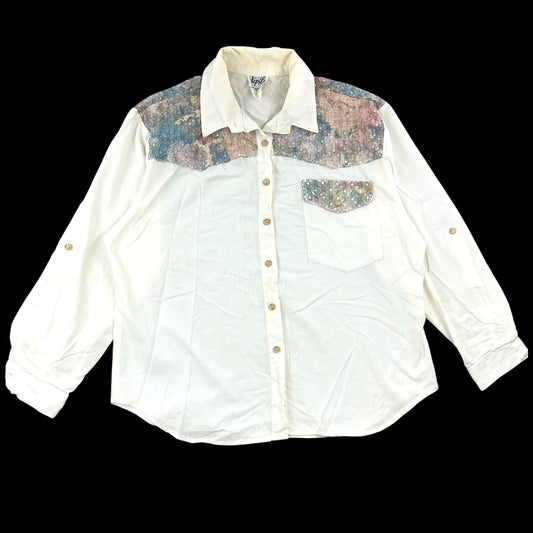 Vintage 90s Tap & Co. Western Boho Button Up