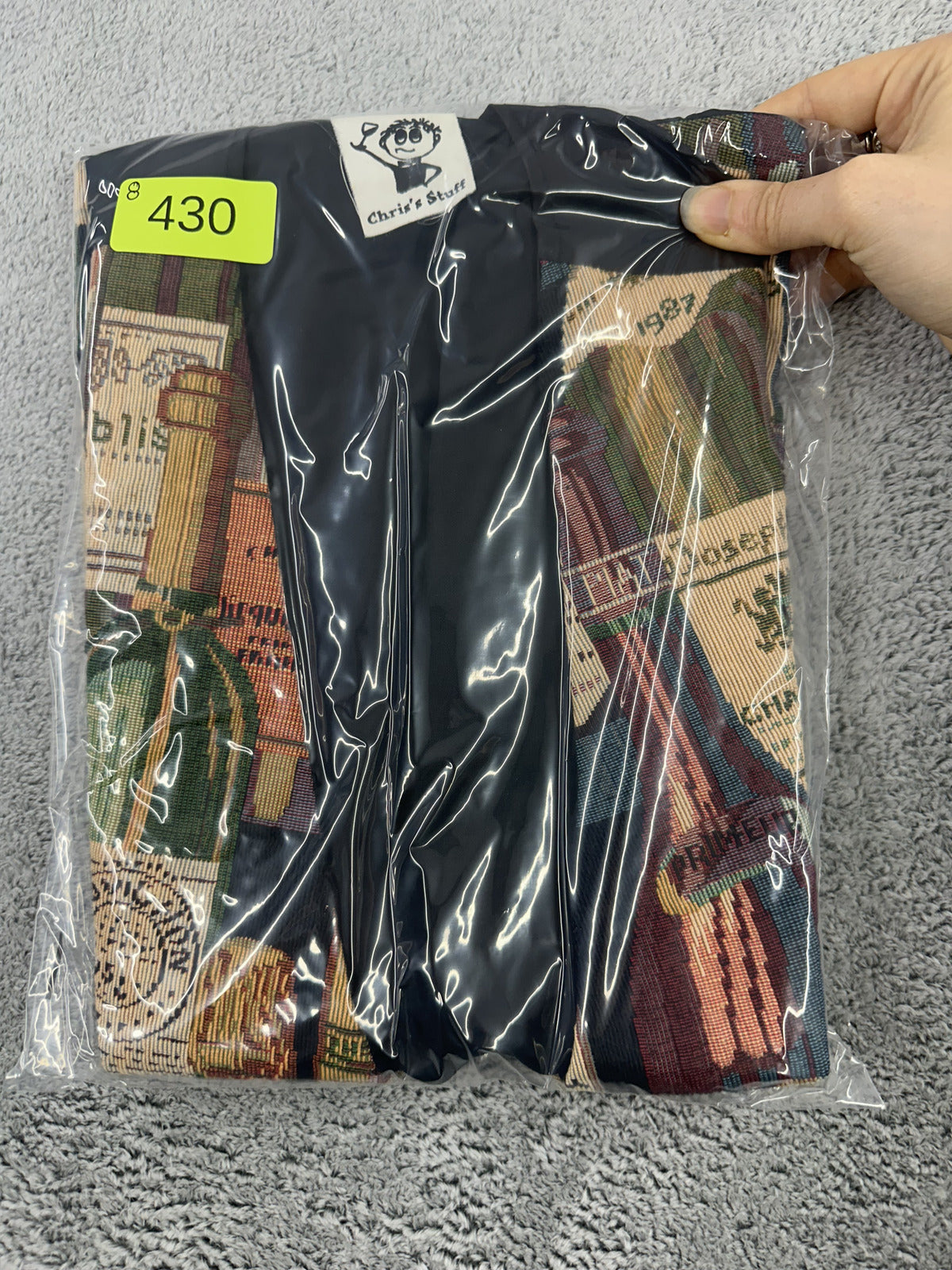 Chris's Stuff Vintage Wine Bottle Tapestry Vest Bohemian Whimsigoth