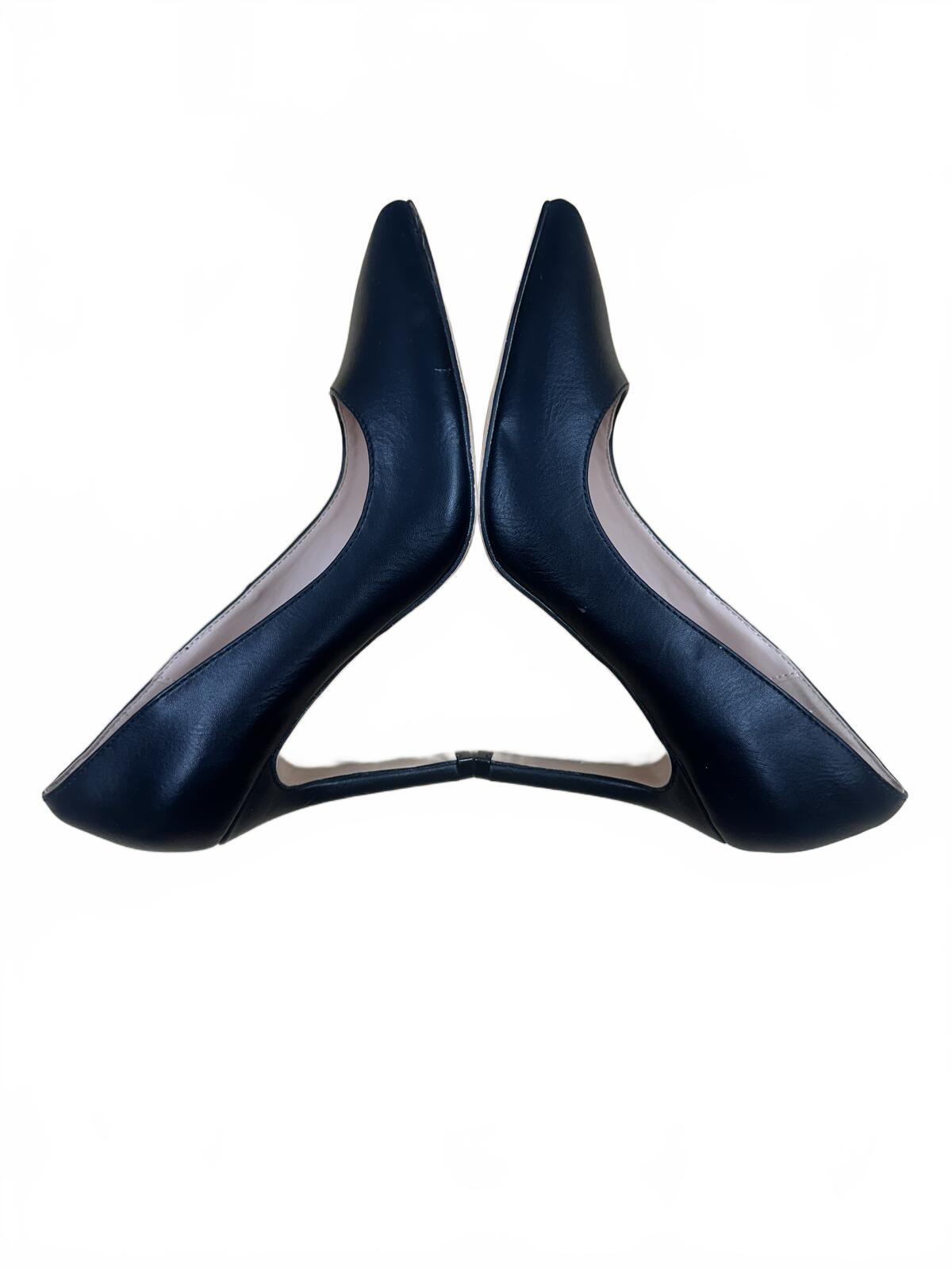 Dream Paris Classic Black Pointed Toe Heels Elegant Formal Office Party
