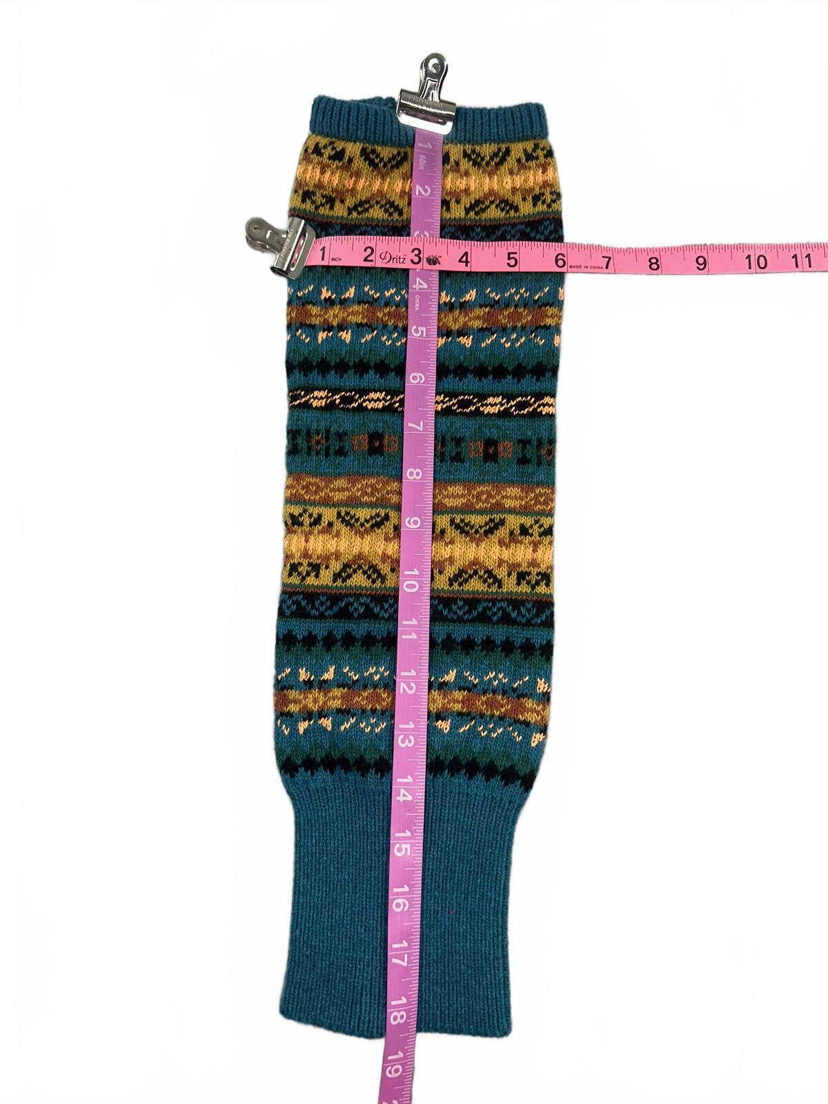 Vintage Patterned Knit Arm/Leg Warmers