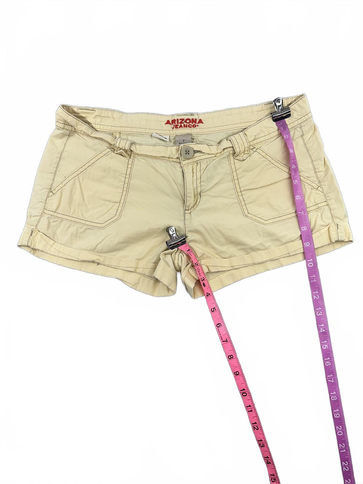 Arizona Jean Co. Beige Stretch Casual Shorts Classic Y2K Summer