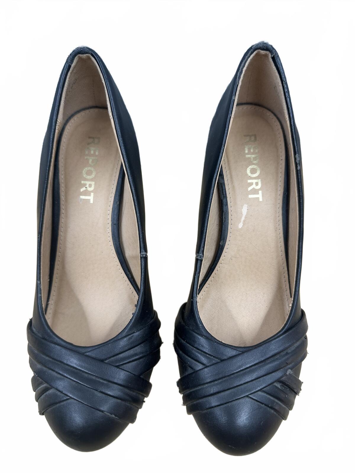 Report Ladee Black Pleated Pump