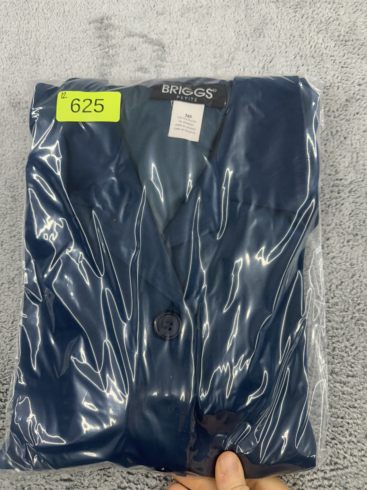 Briggs New York Blue Suede Touch Shirt Jacket Shacket 90s