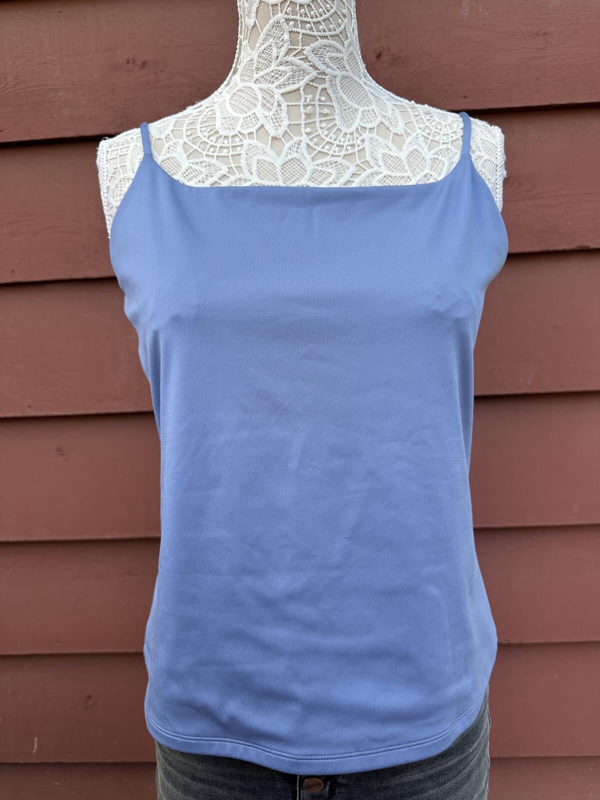 Nine West Blue Spaghetti Strap Tank Top