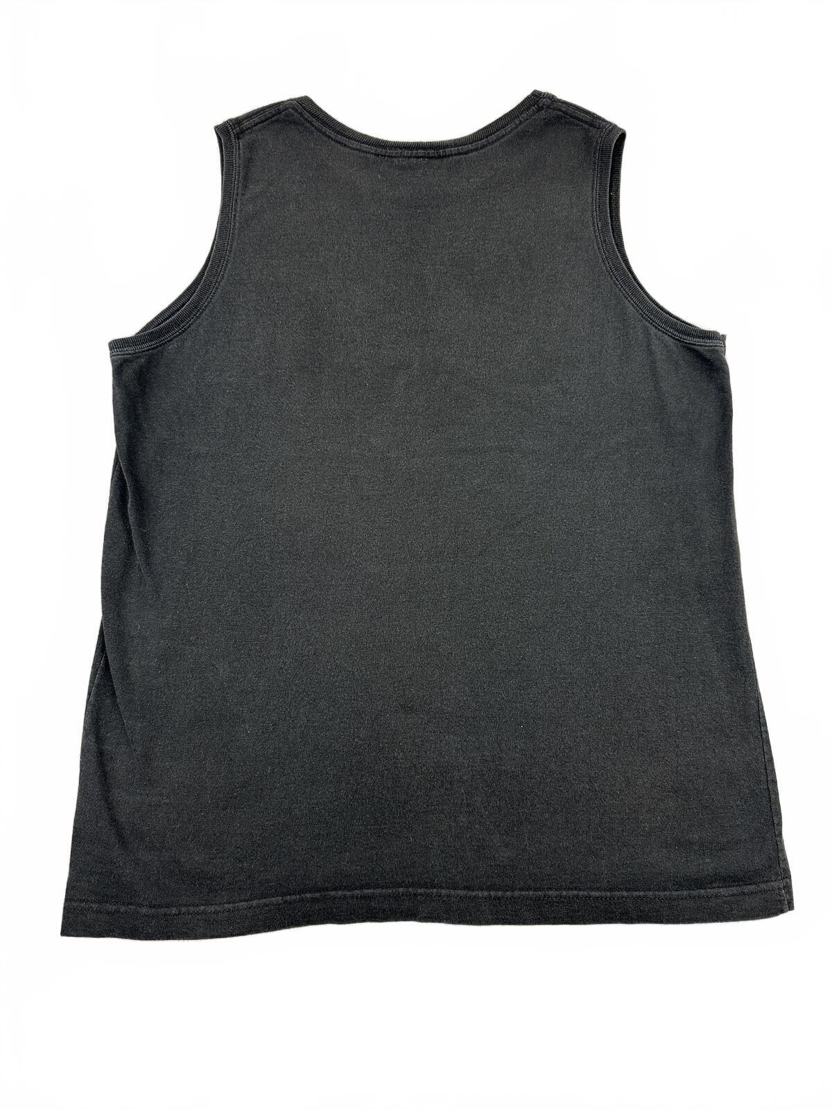 Basic Editions Classic Black Sleeveless Tank Top