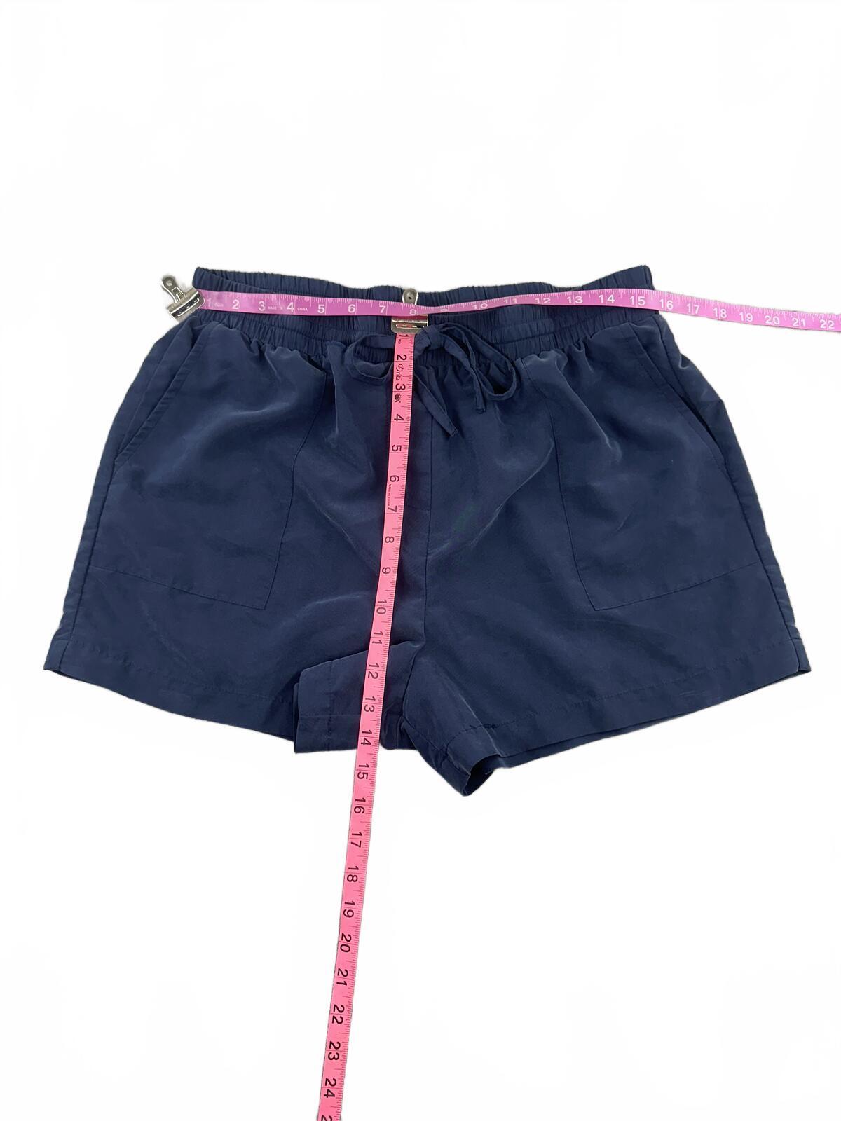 Kenneth Cole New York Navy Blue Casual Drawstring Shorts
