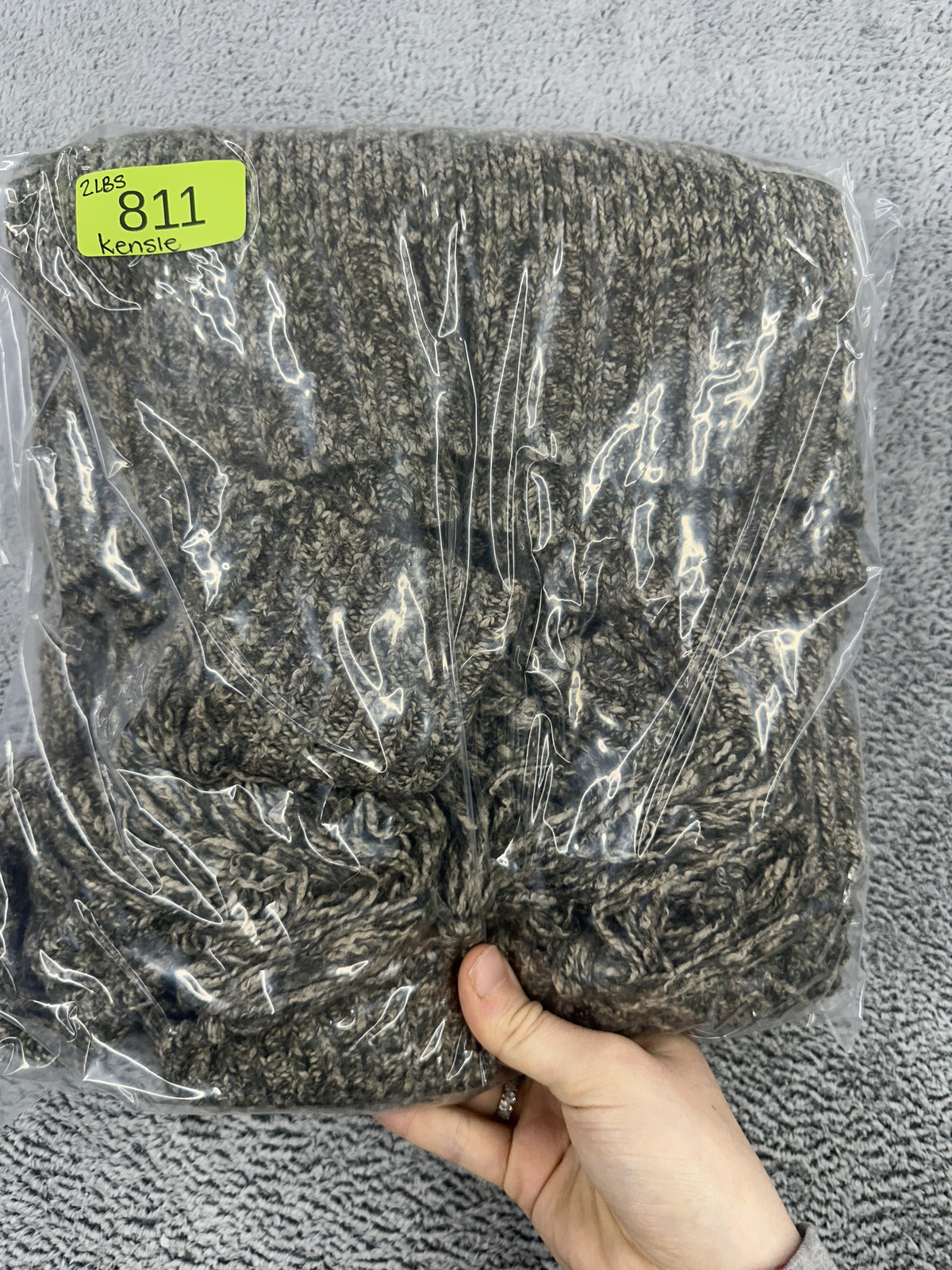 Kensie Bohemian Marled Fringe Cowl Neck Sweater Cozy