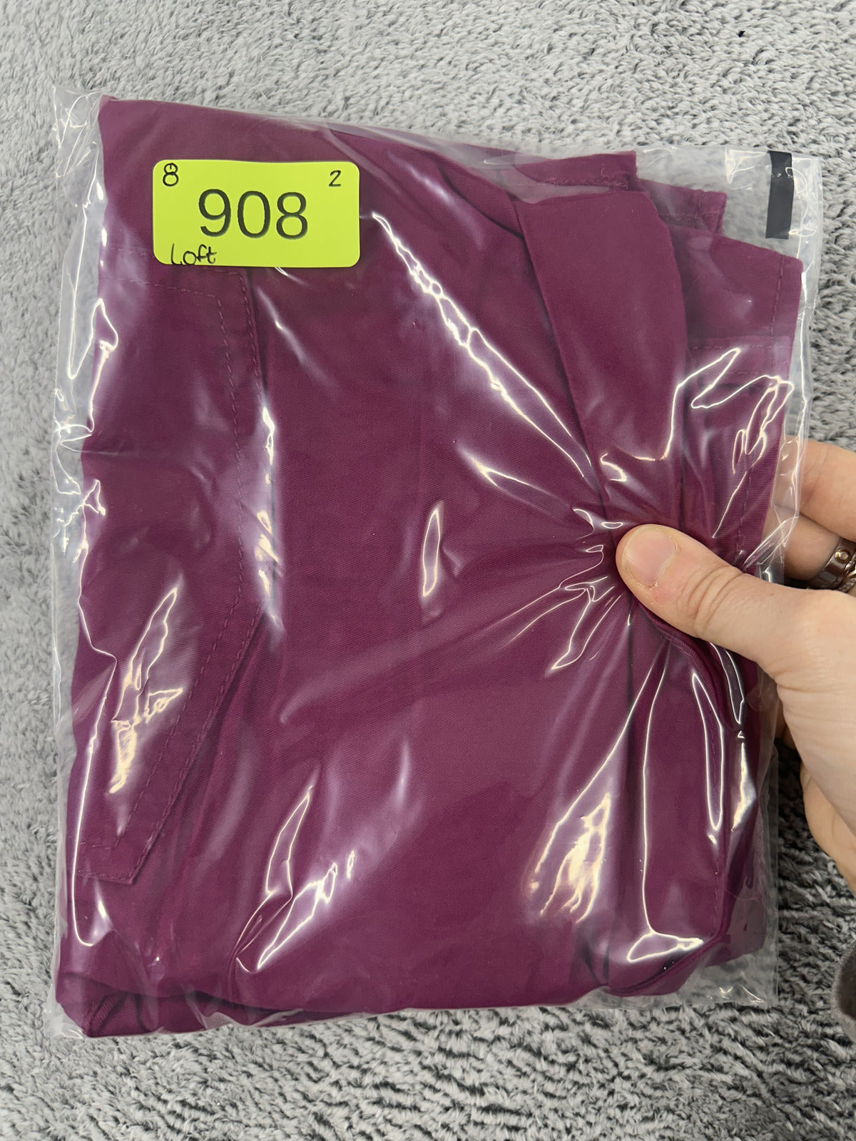 Ann Taylor LOFT Magenta Boyfriend Cargo Shorts Utility Y2K