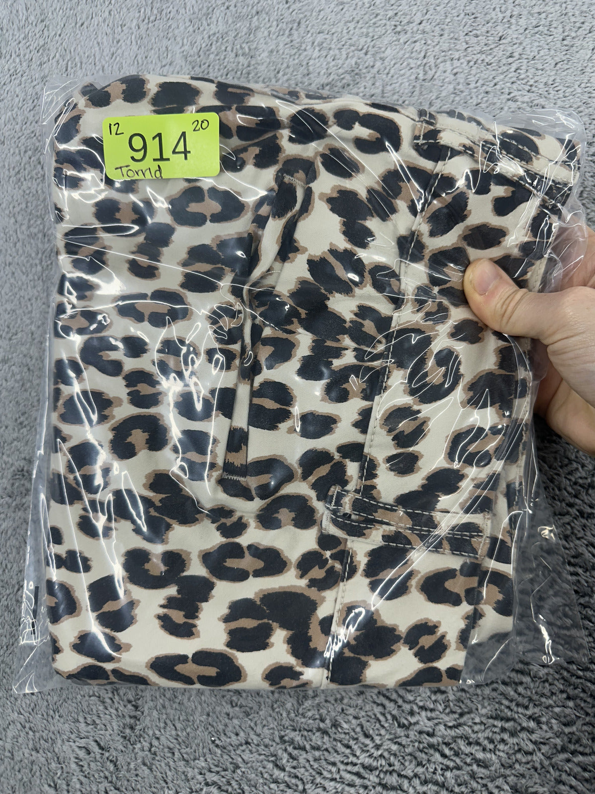 Torrid Leopard Print Denim Shorts High Rise Y2K Indie Sleaze