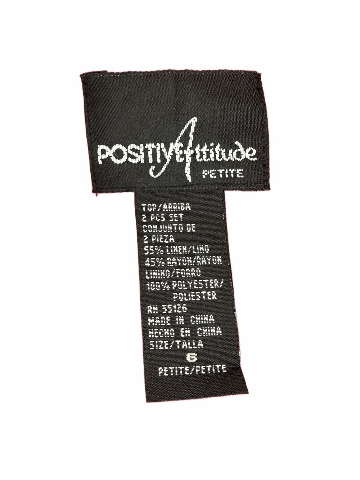 Positive Attitude Petites Red Cropped Blazer Jacket with Rounded Collar