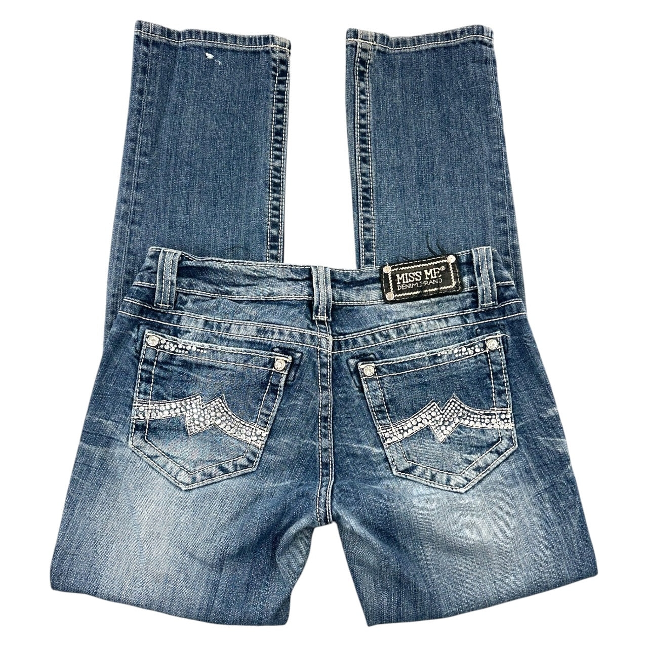 Vintage Y2K Miss Me Blingy Embellished Straight Leg Jeans