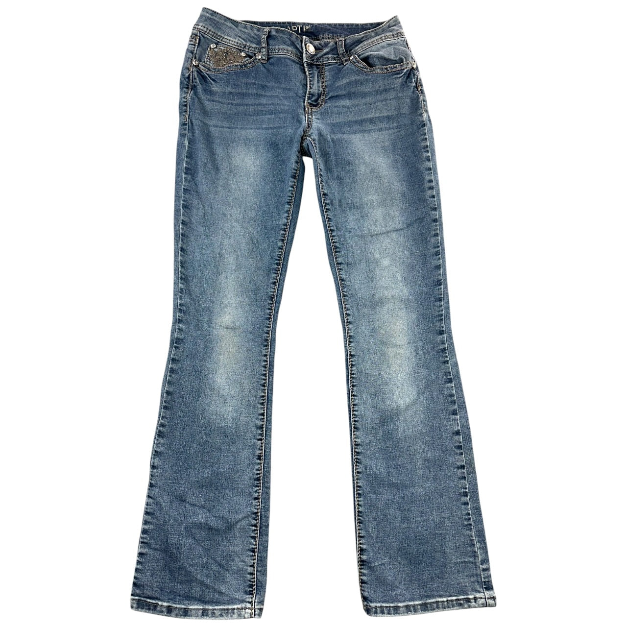 Vintage Y2K Apt 9 Bling Embellished Bootcut Jeans