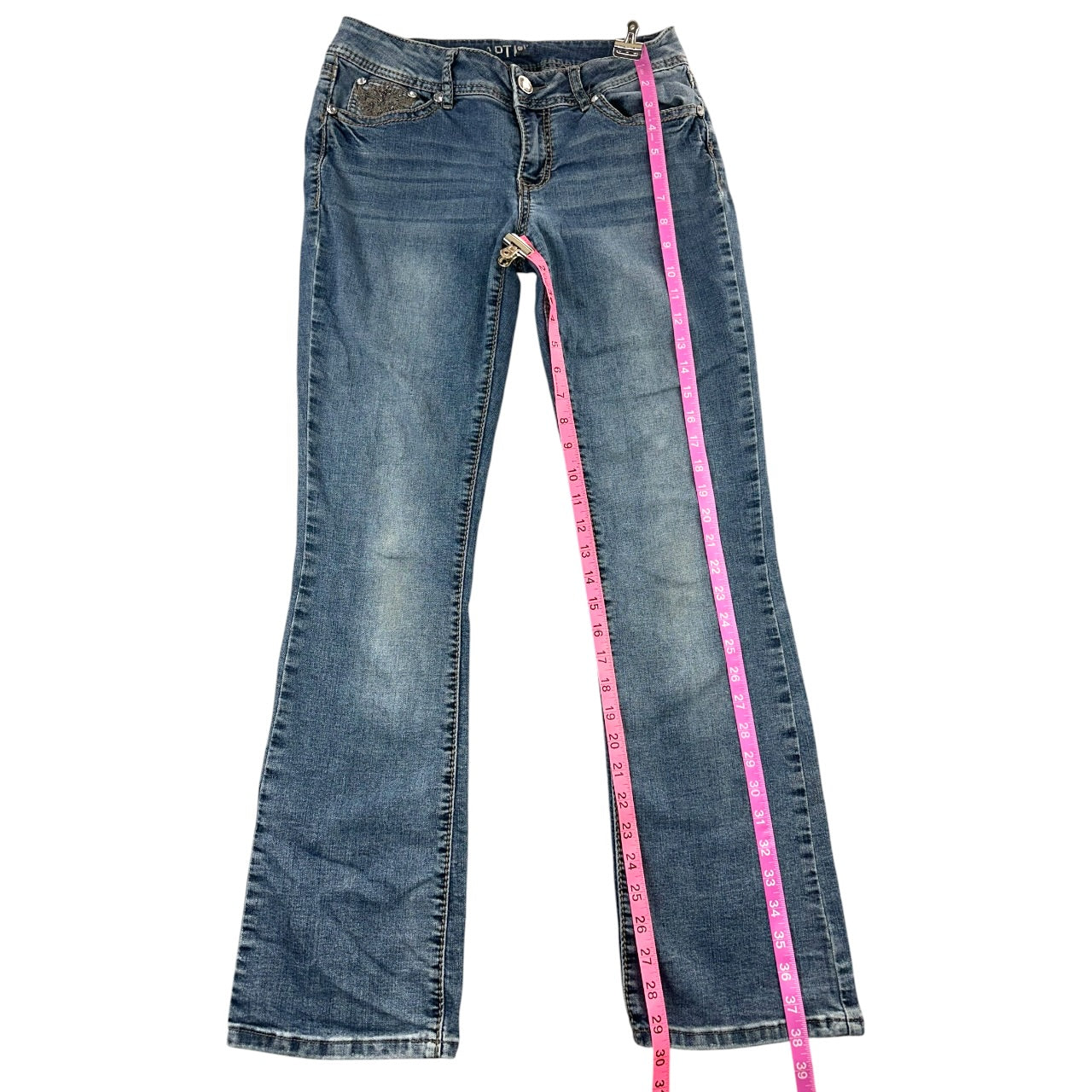 Vintage Y2K Apt 9 Bling Embellished Bootcut Jeans