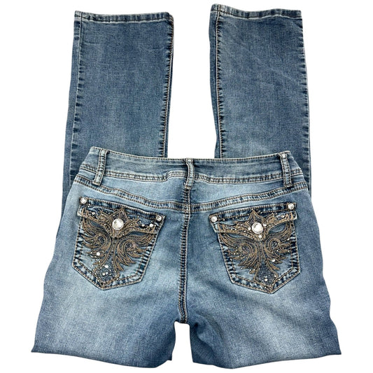 Vintage Y2K Apt 9 Bling Embellished Bootcut Jeans