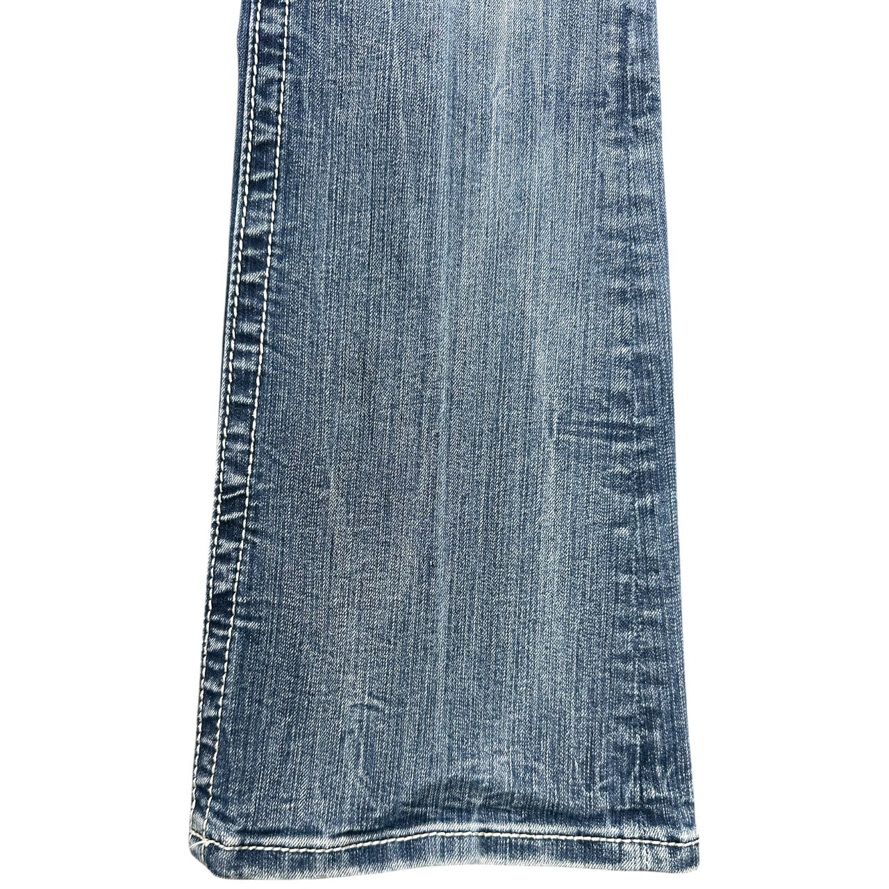 Vintage Miss Me Embellished Bling Wing & Heart Bootcut Jeans