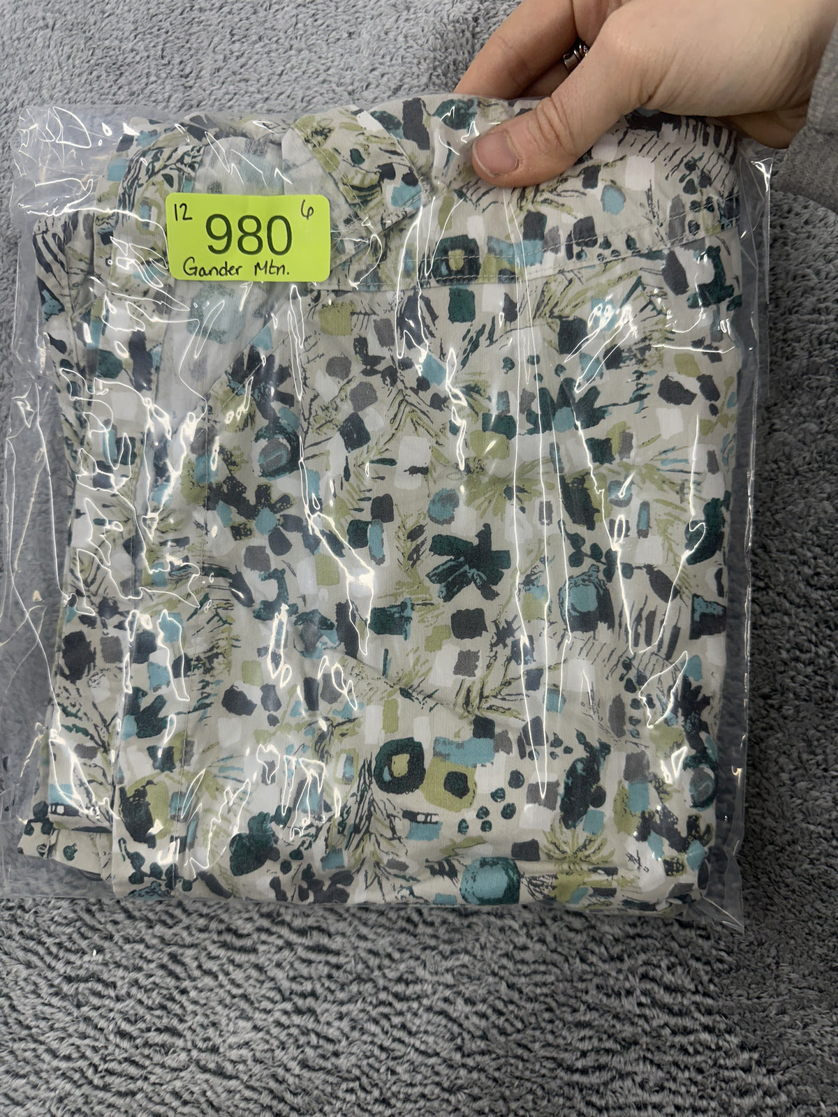 Gander Mountain Skort Abstract Geometric Print Multi Color Sporty