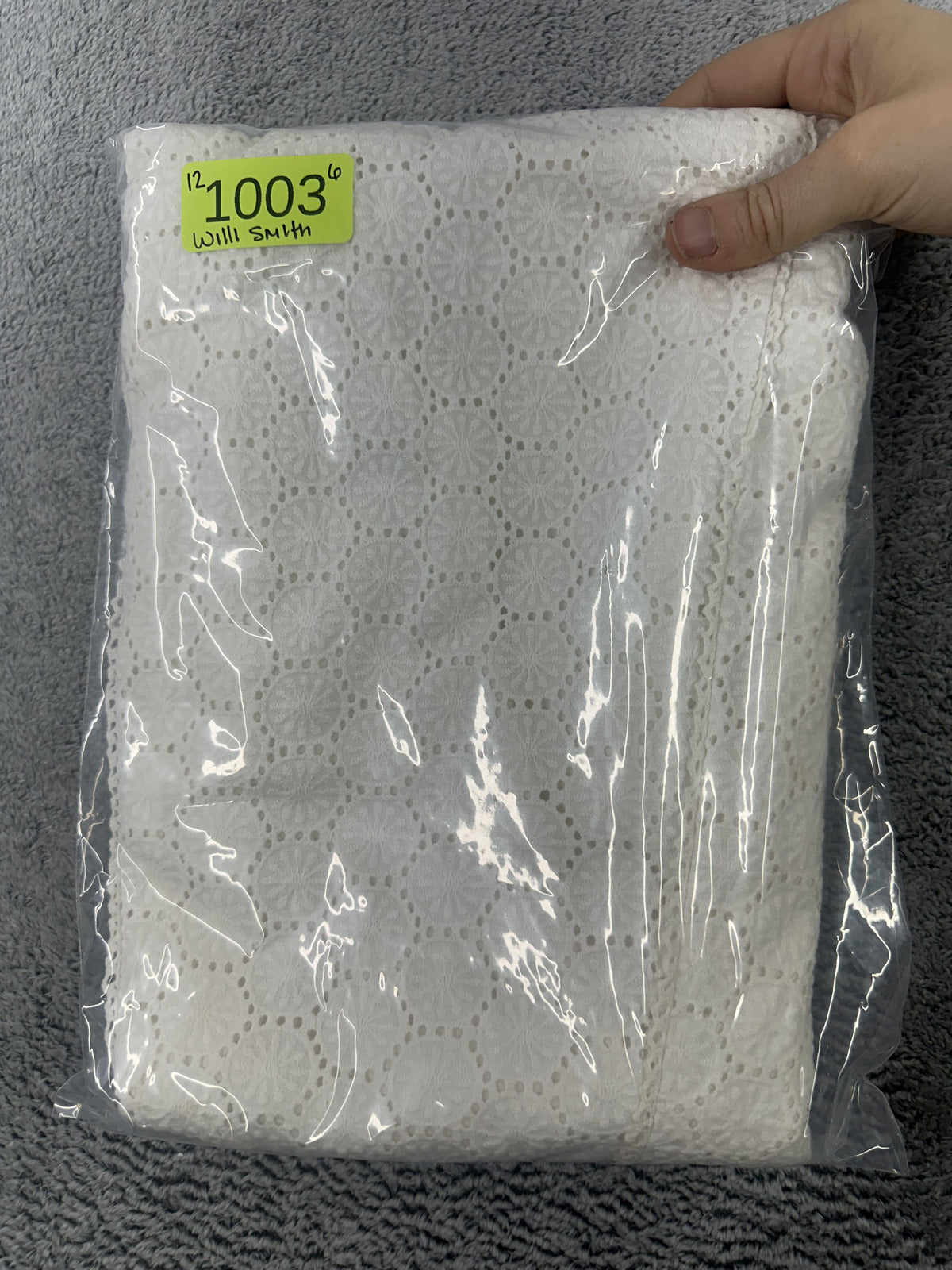 Willi Smith Vintage White Eyelet Lace A Line Skirt Classic Bohemian Feminine