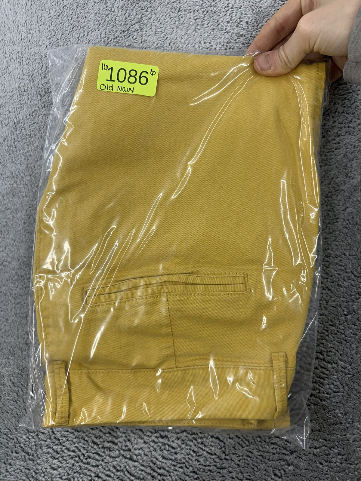 Old Navy Pixie Mustard Yellow Slim Fit Chino Pants Casual Tailored