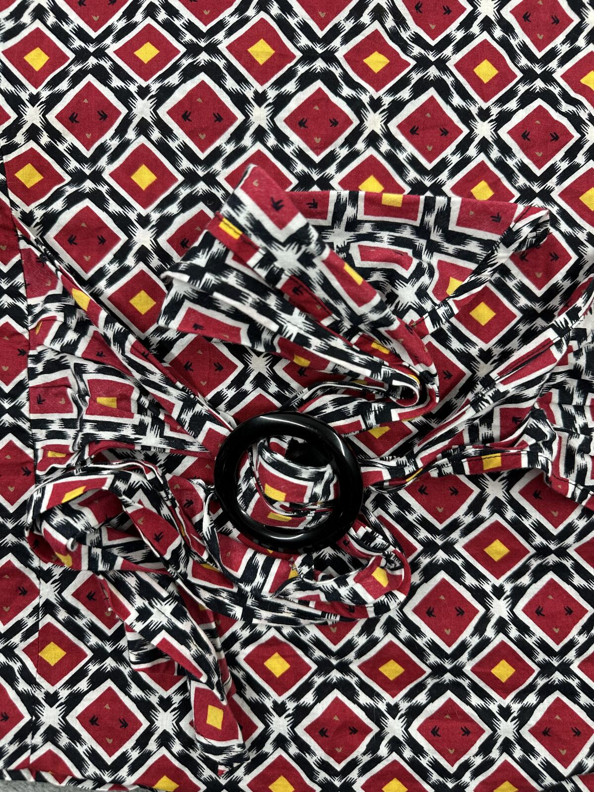 Jones New York Geometric Print Sleeveless Blouse
