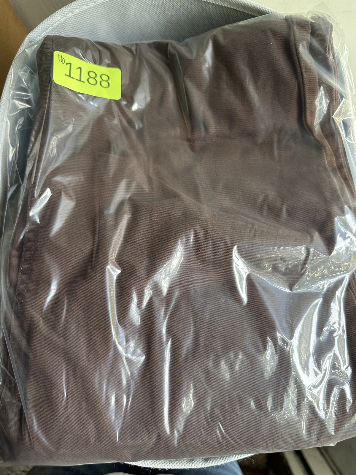 Jones New York Sport Petite Brown Stretch Pants Classic Tailored Straight Leg