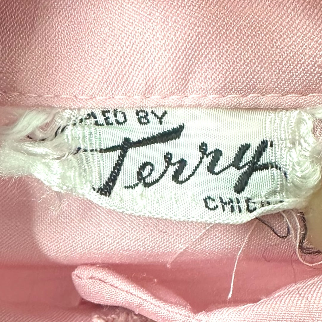 Vintage Pink Ruffled Shirt