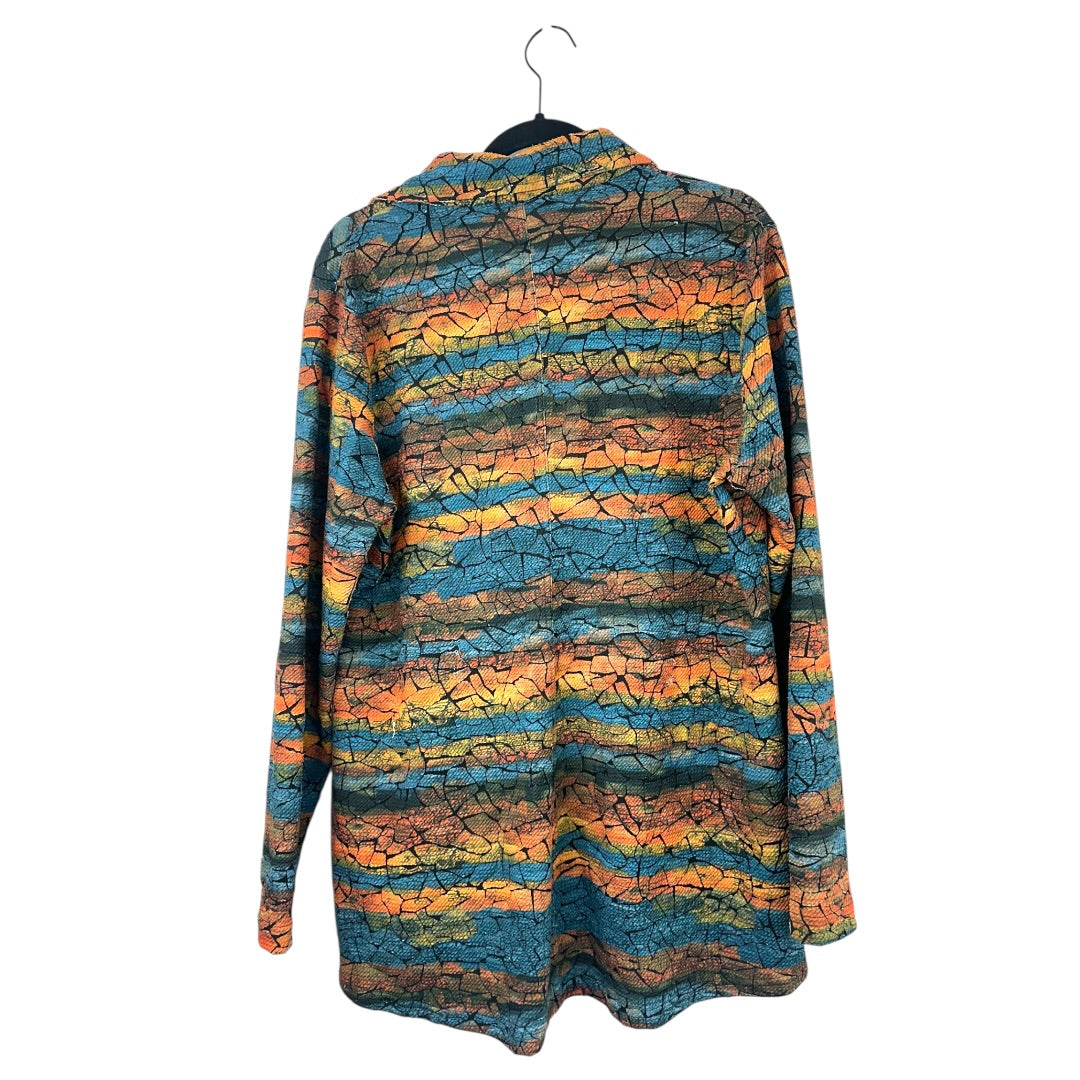 Snoskins Printed Crinkle Long Sleeve Shirt