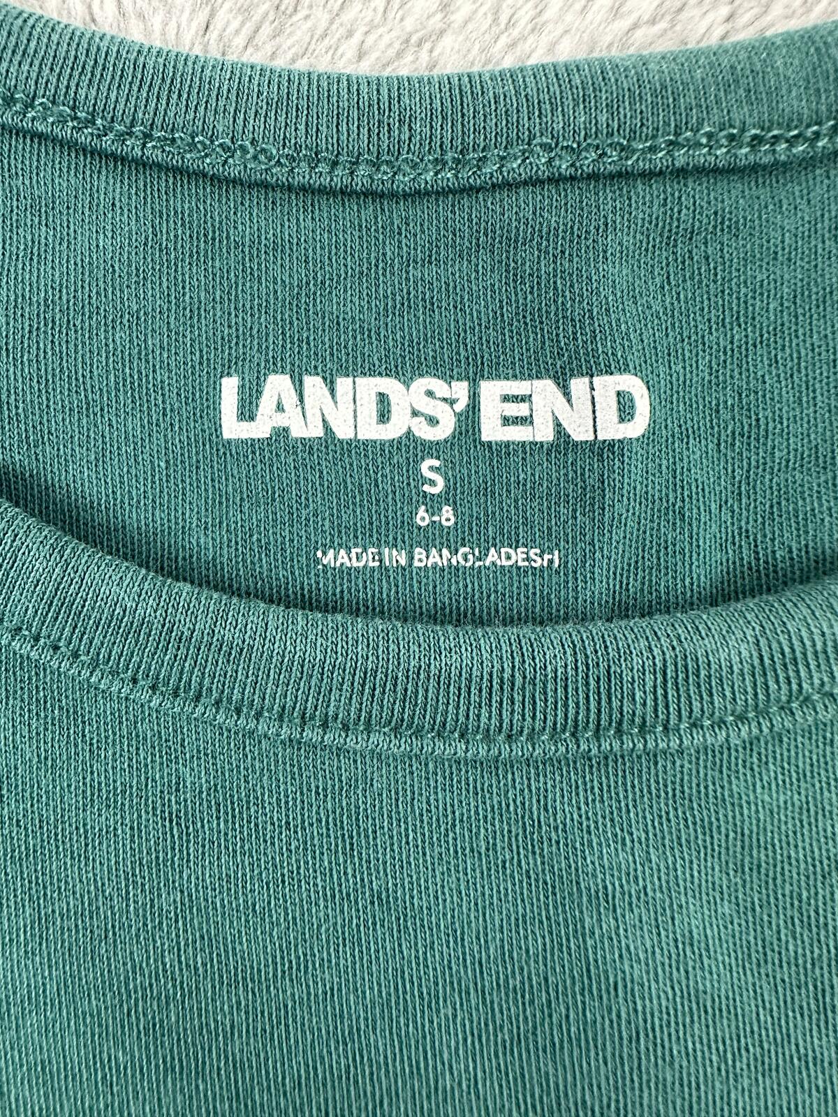 Lands' End Classic Green Tank Top