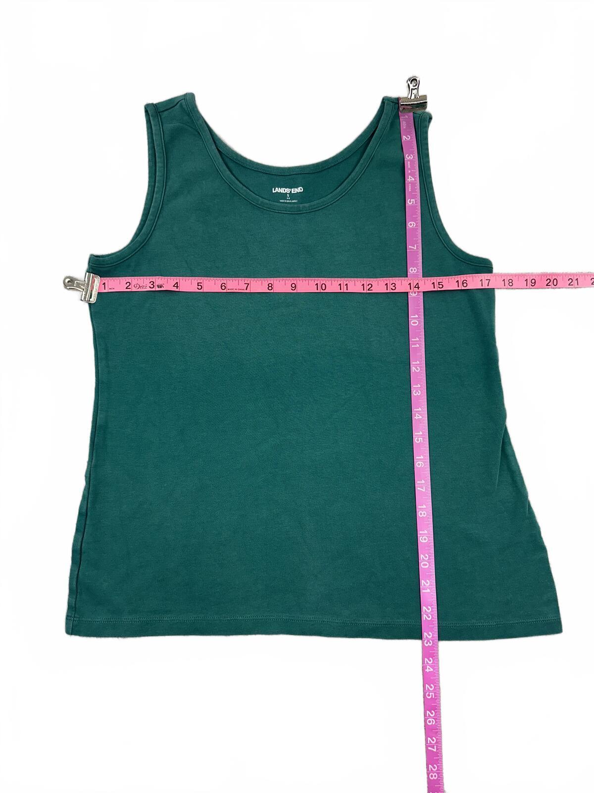 Lands' End Classic Green Tank Top