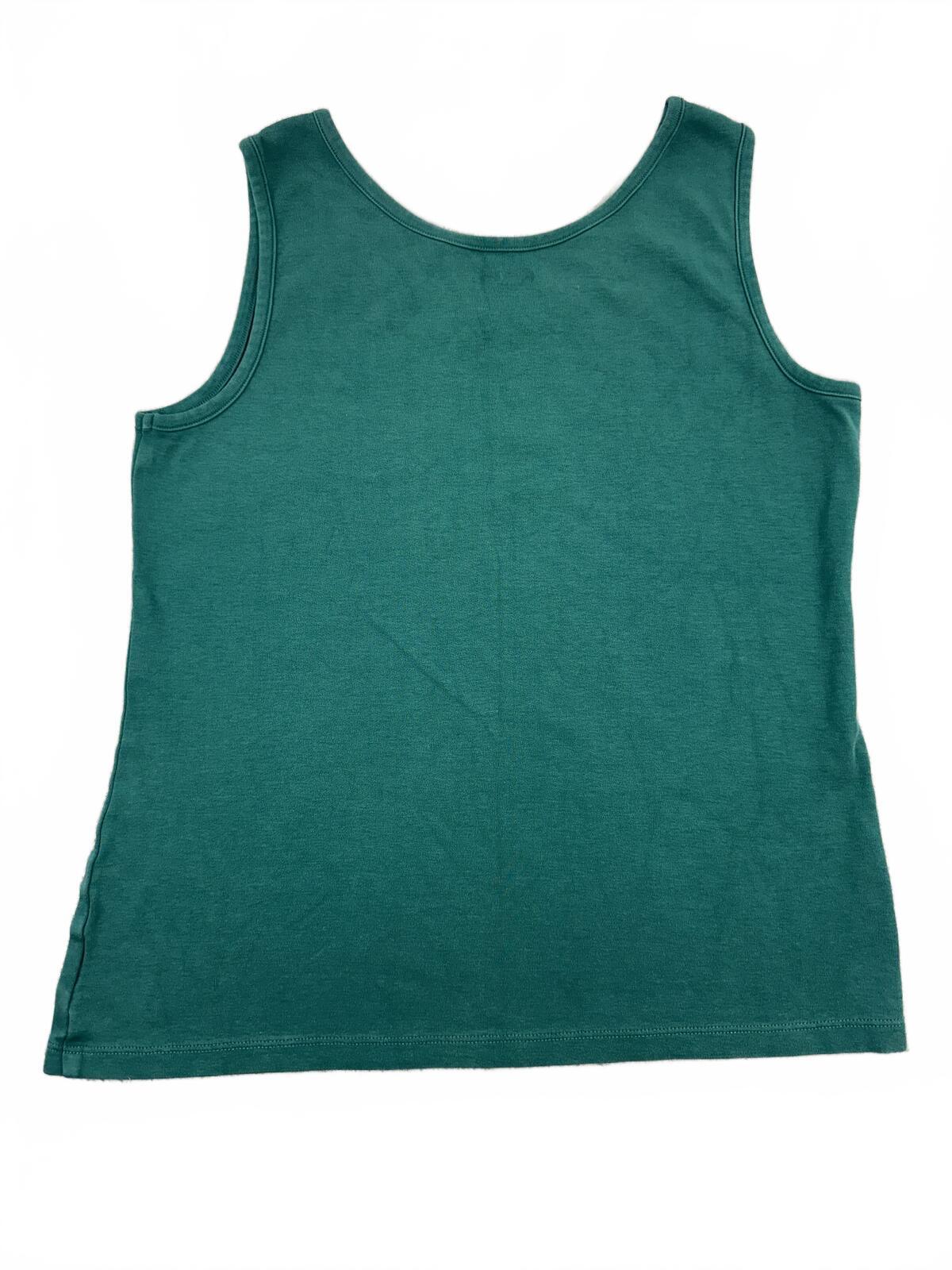 Lands' End Classic Green Tank Top