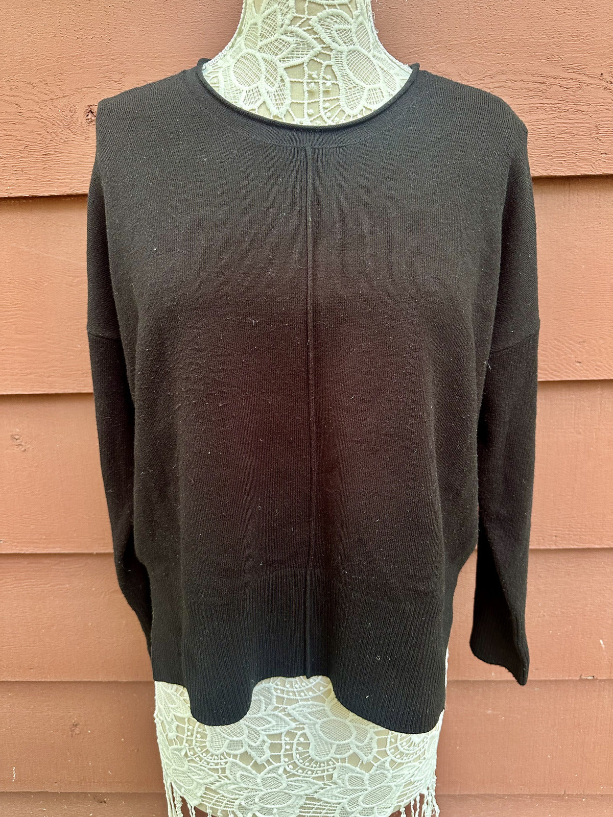 French Connection Emilia Knit Boyfriend Sweater Cozy