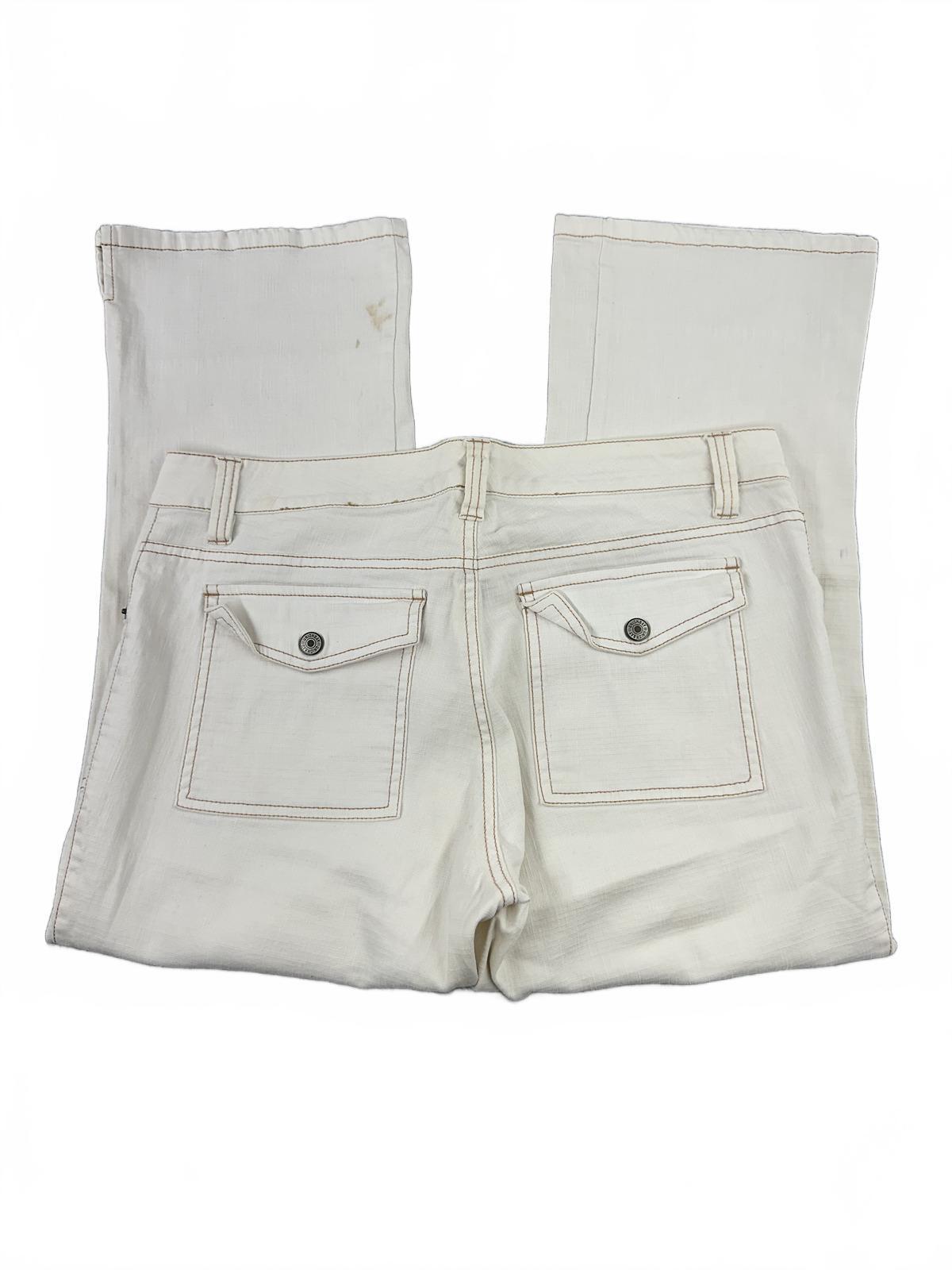 UNIONBAY White Wide Leg Capri Jeans Vintage Y2K Casual Bohemian