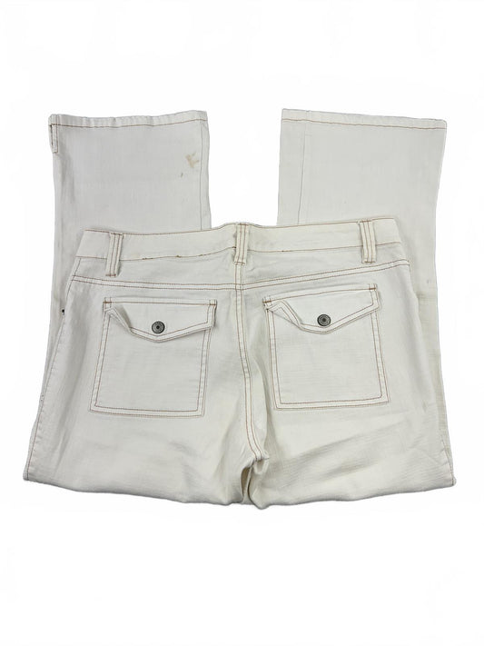UNIONBAY White Wide Leg Capri Jeans Vintage Y2K Casual Bohemian