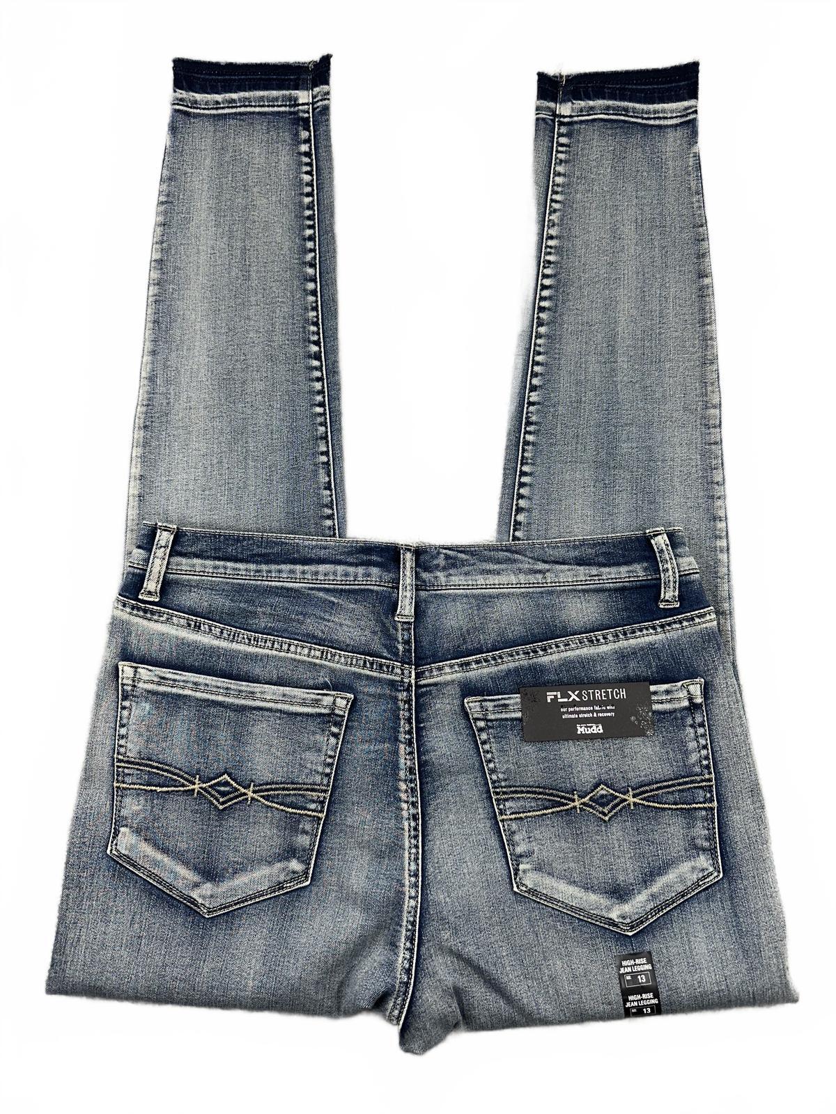 Mudd Clothing High Rise Stretch Skinny Jeans Blue Denim Y2K Boho