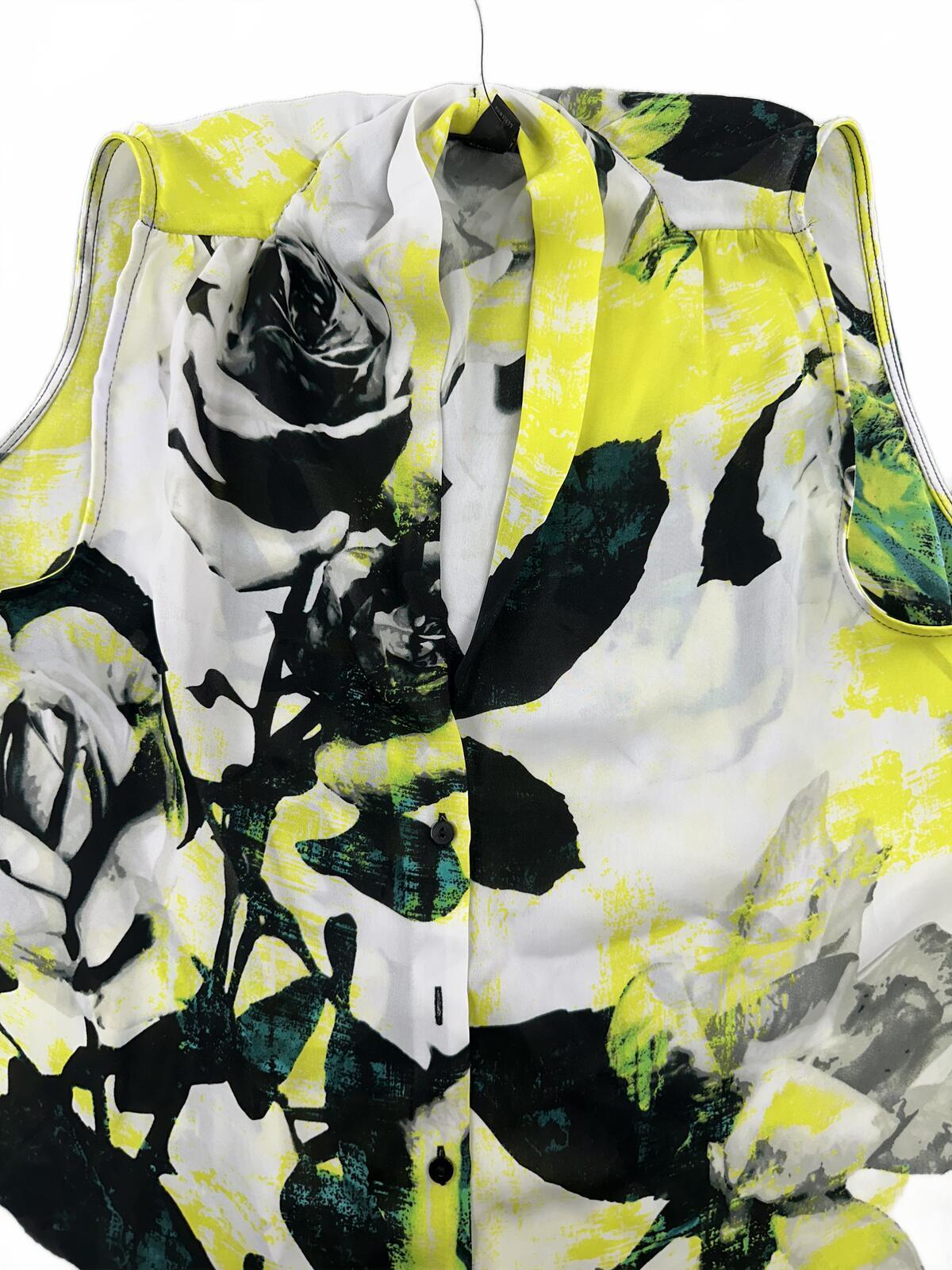 NWT Worthington Floral Print Sleeveless Blouse
