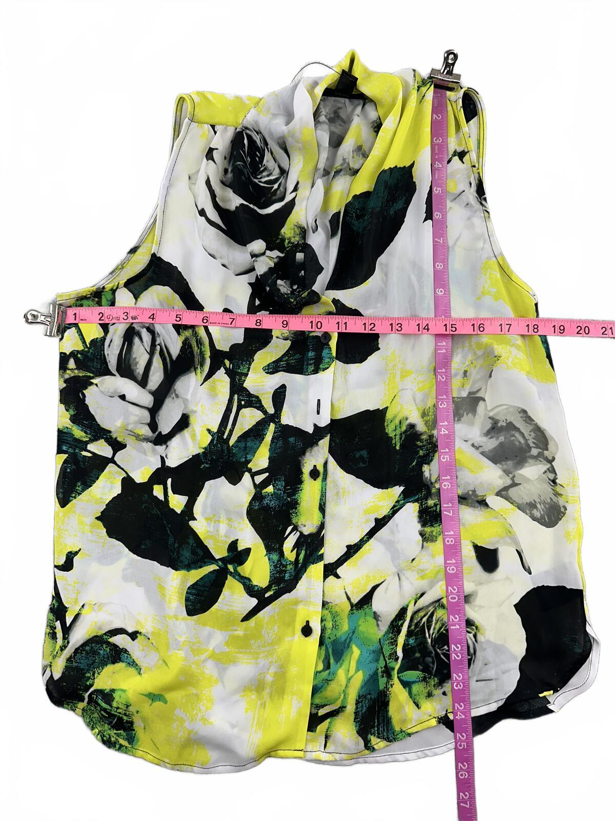 NWT Worthington Floral Print Sleeveless Blouse