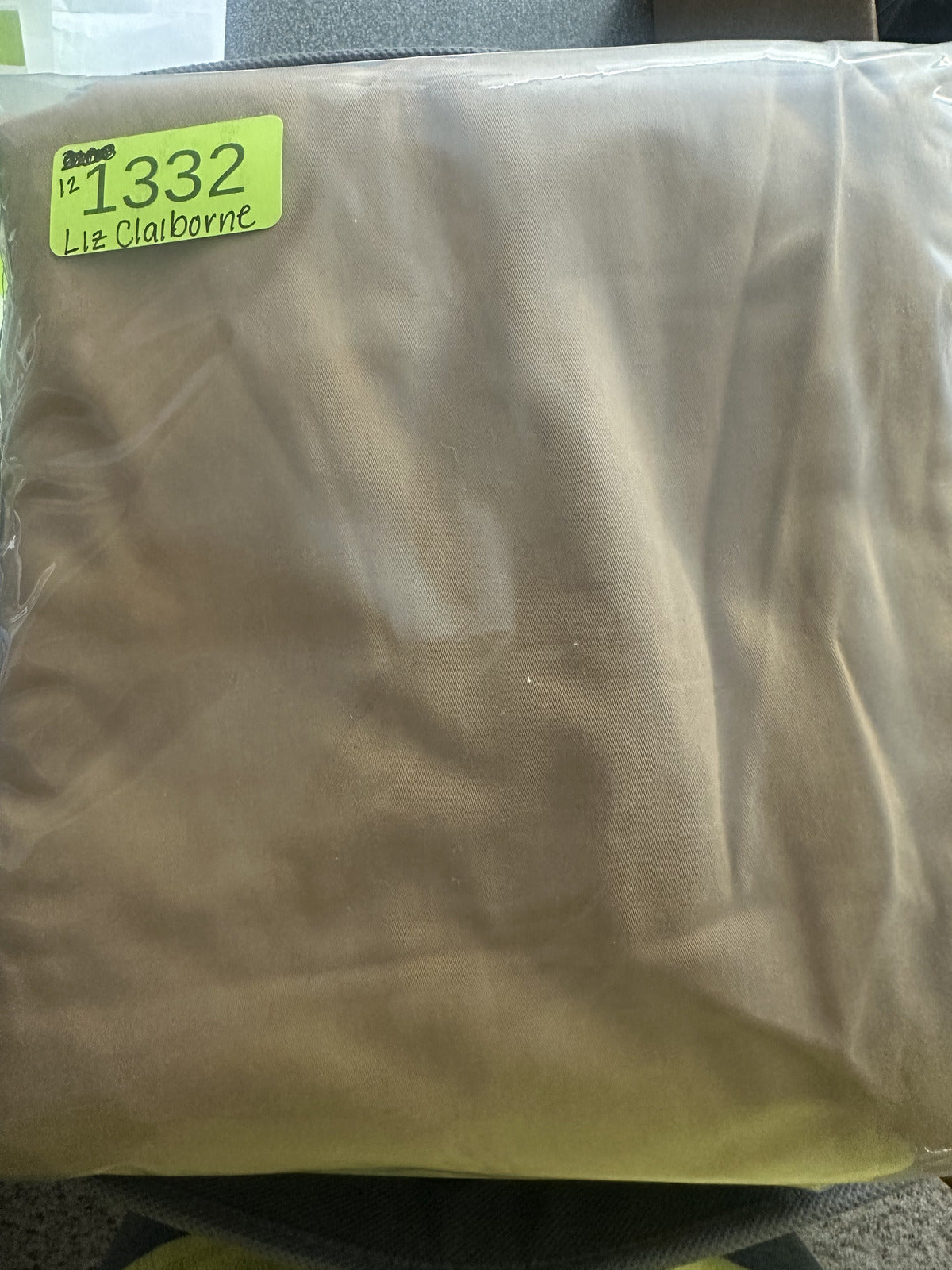 Liz Claiborne Michaela Tan Straight Leg Pants Casual Preppy