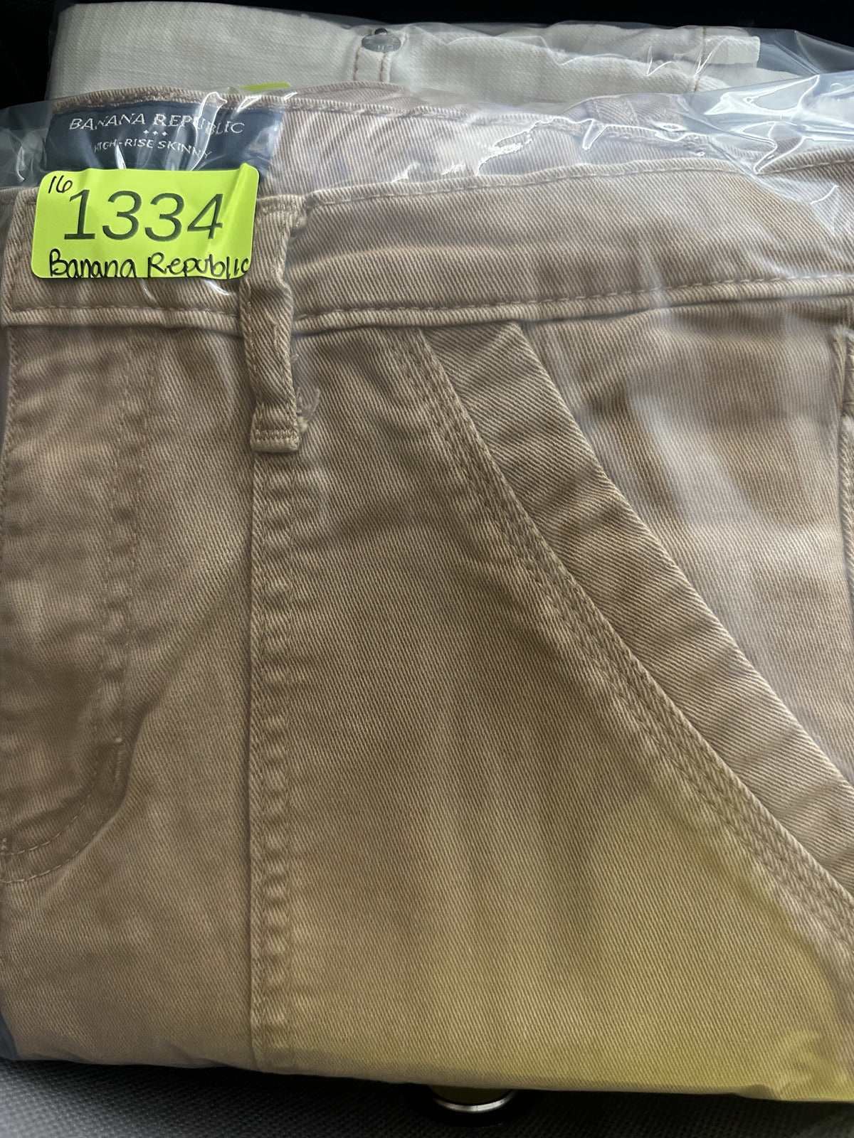 Banana Republic High Rise Skinny Cargo Pants in Tan Brown Y2K