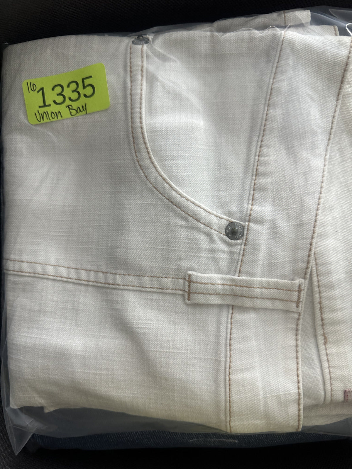 UNIONBAY White Wide Leg Capri Jeans Vintage Y2K Casual Bohemian