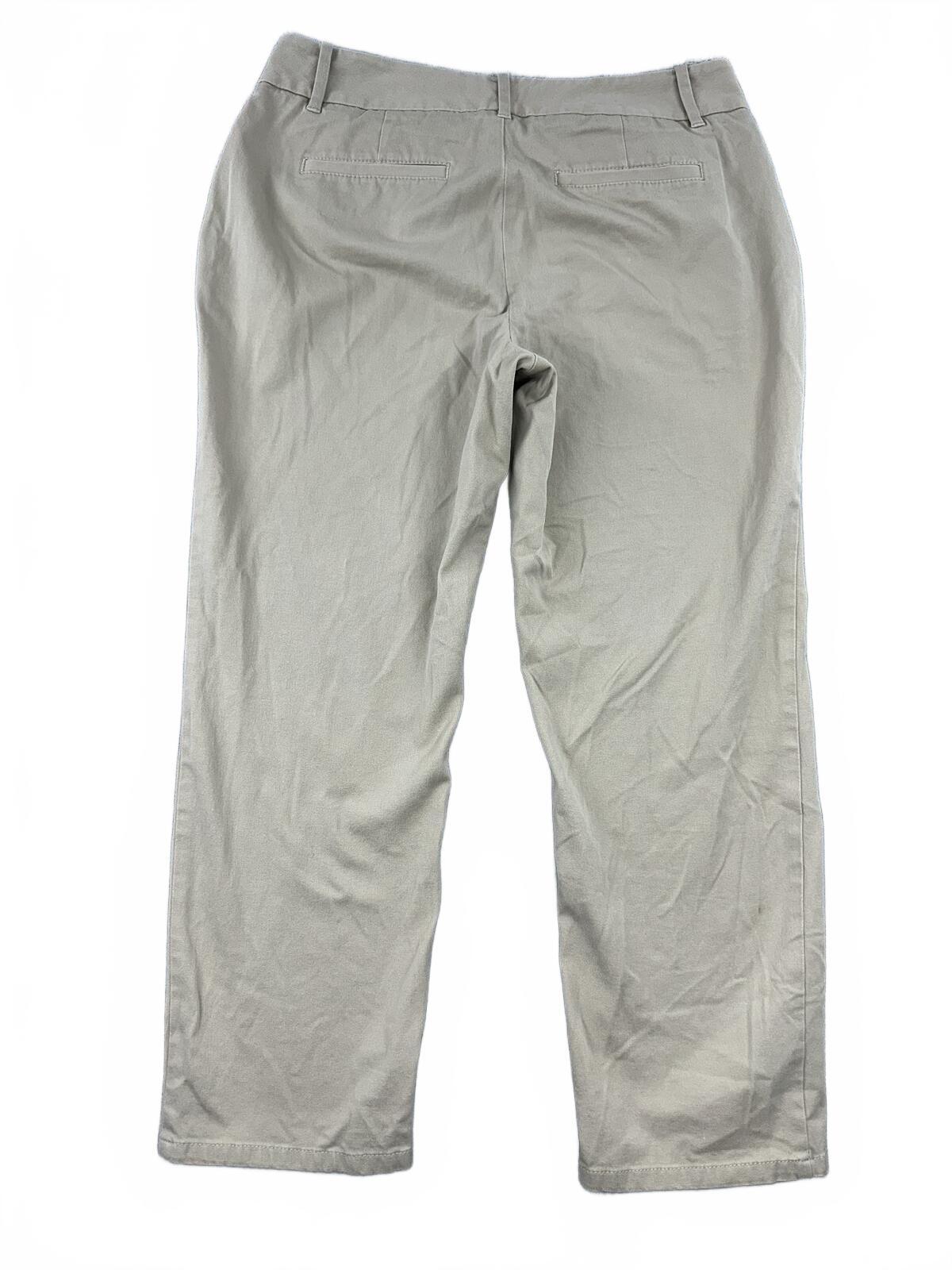 Eddie Bauer Classic Khaki Mercer Fit Pants Beige Tan Cotton Casual & Work